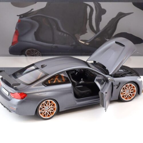 1:18 Minichamps BMW M4 GTS Coupe 2016 matt grey DEALER VERSION