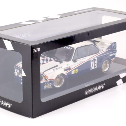1:18 Minichamps BMW 3.0 CSL Garage du Bac 24h Le Mans 1977 #76 Depnic/ Cudini
