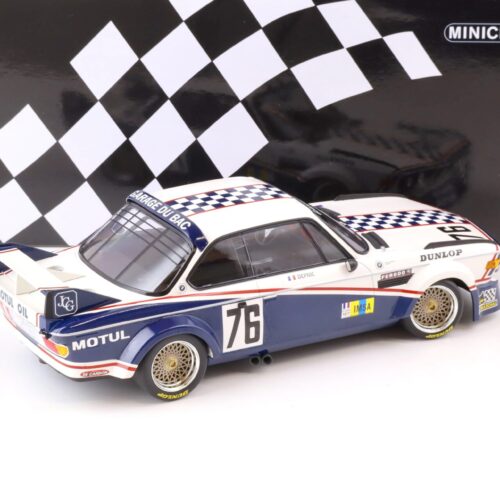 1:18 Minichamps BMW 3.0 CSL Garage du Bac 24h Le Mans 1977 #76 Depnic/ Cudini