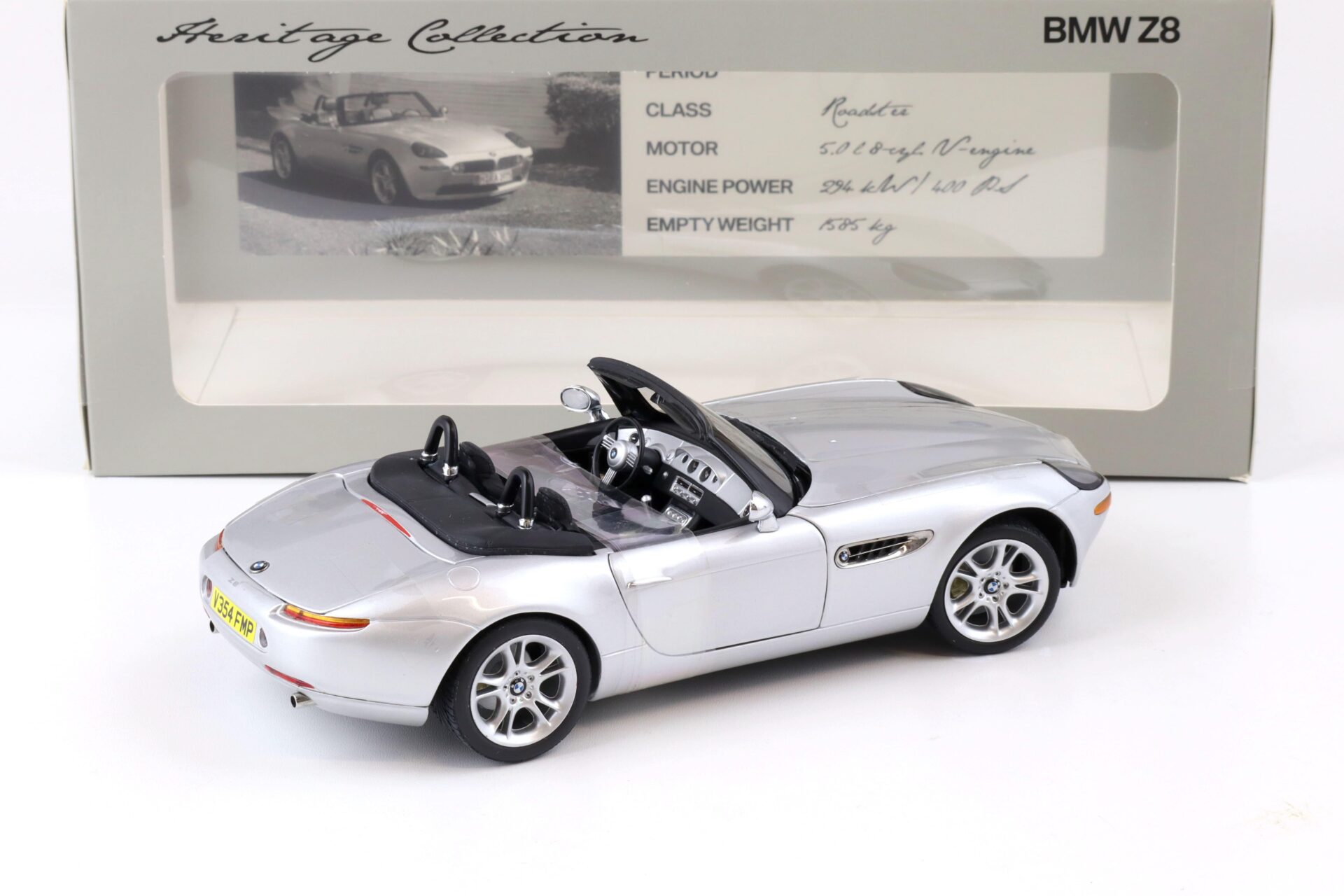 1:18 Kyosho BMW Z8 Roadster silver metallic Heritage Collection