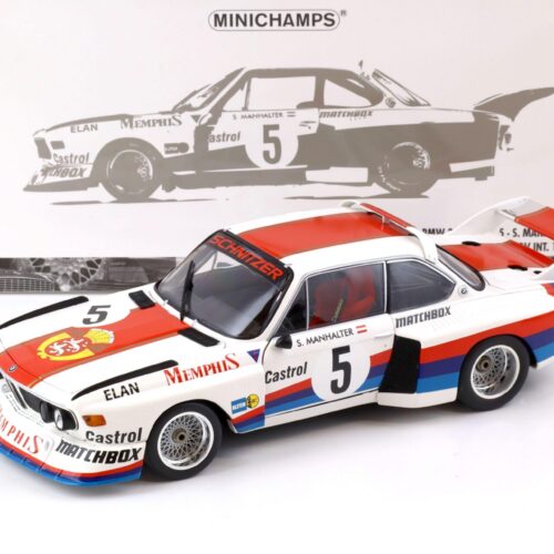 1:18 Minichamps BMW 3.5 CSL Gr.5 S.Manhalter #5 Winner Havirov Int. 1977
