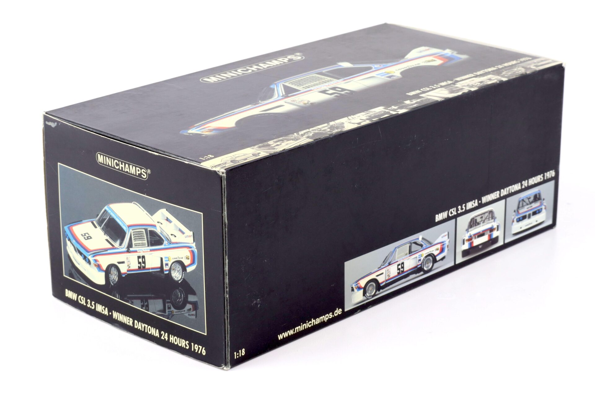 1:18 Minichamps BMW 3.5 CSL IMSA Winner Daytona 24h 1976 Gregg/ Redman #59