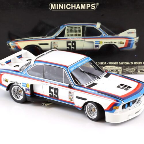 1:18 Minichamps BMW 3.5 CSL IMSA Winner Daytona 24h 1976 Gregg/ Redman #59
