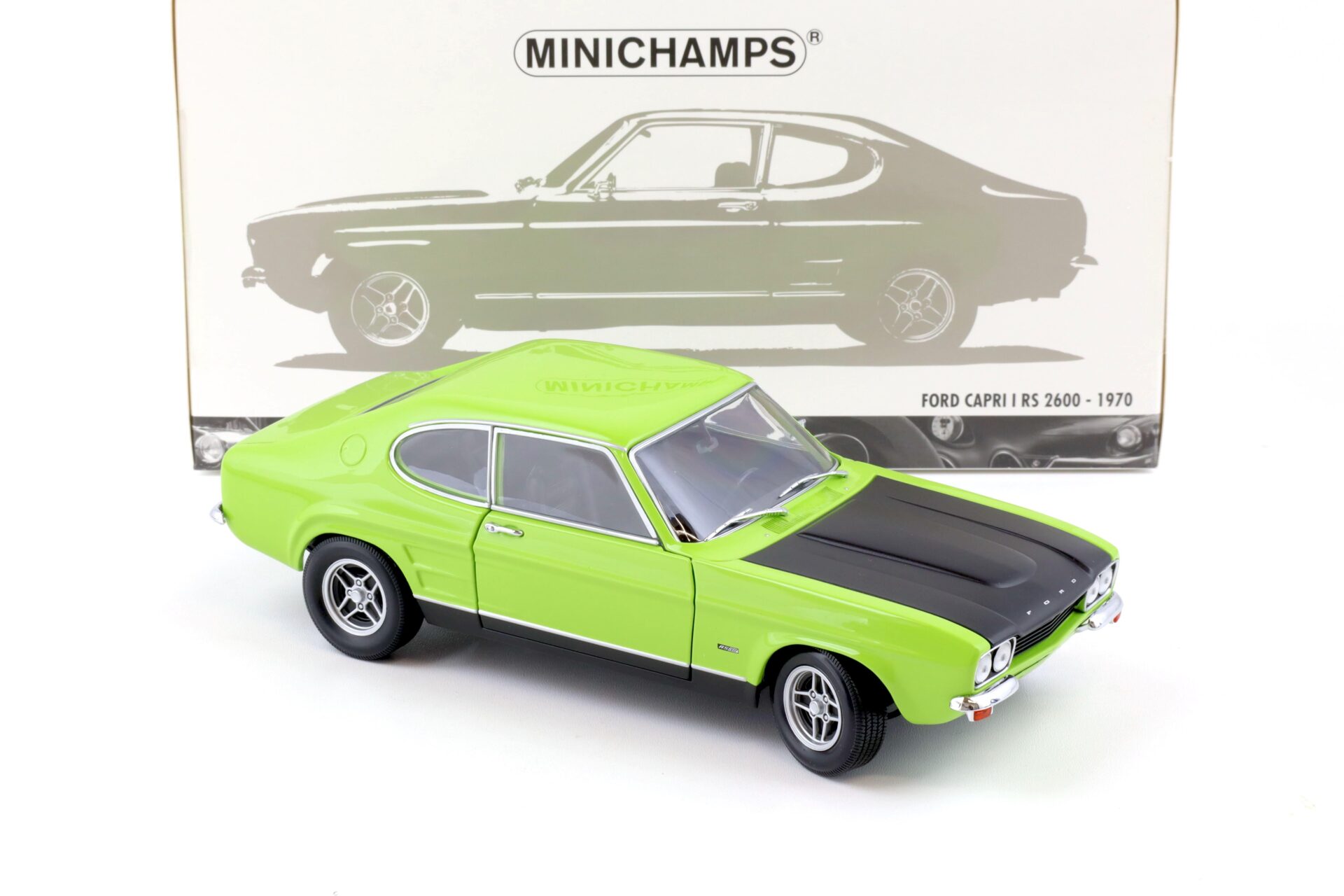 1:18 Minichamps Ford Capri I RS 2600 green/ black 1970