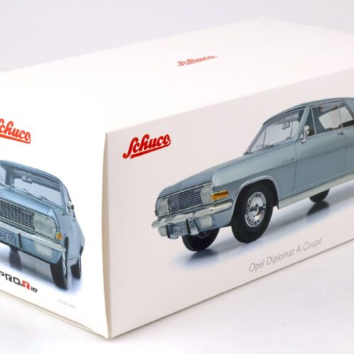 1:18 Schuco PRO.R18 Opel Diplomat A Coupe silver metallic - Image 4
