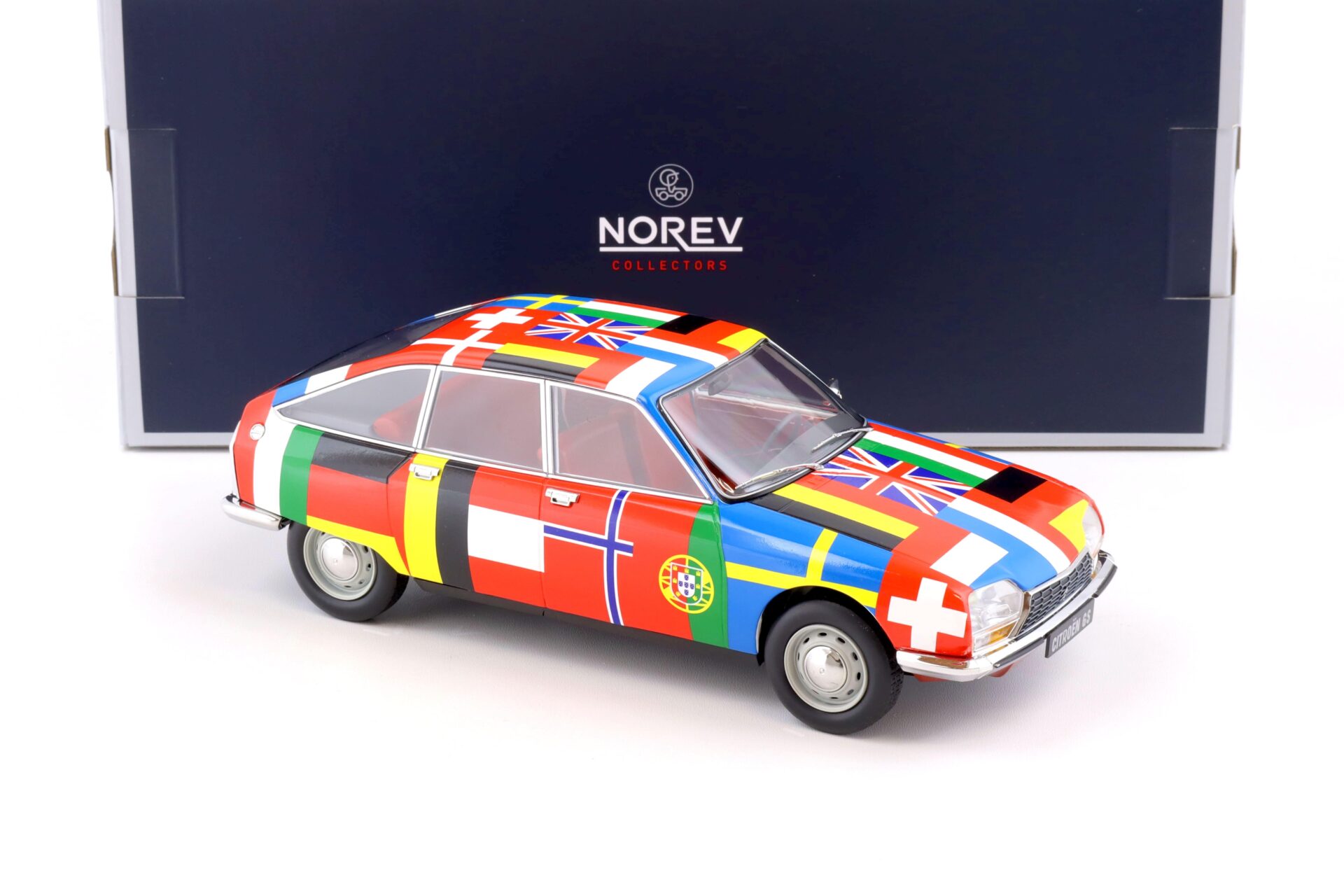 1:18 Norev Citroen GS 1972 FLAGS - 2nd Release 181667