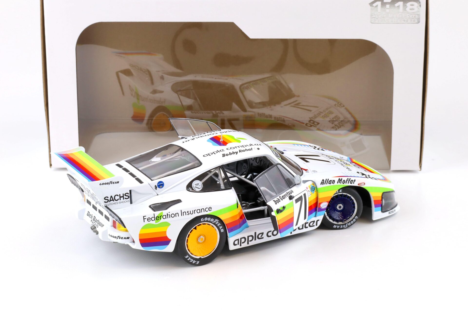 1:18 Solido Porsche 935 K3 #71 - 24h Le Mans 1980 Apple Computer Rahal/ Moffat