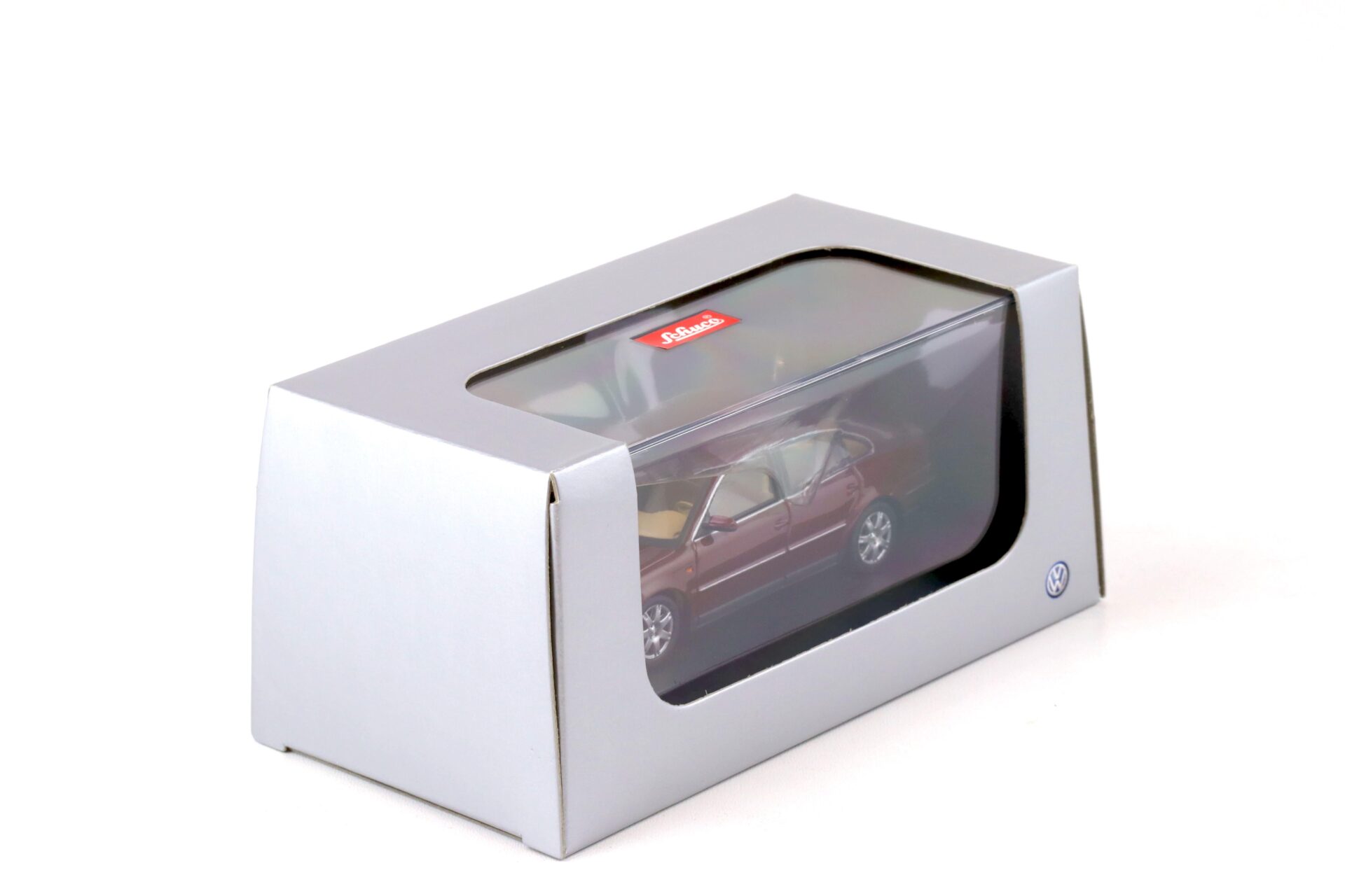 1:43 Schuco VW Passat V6 Limousine B5 dark red DEALER VERSION