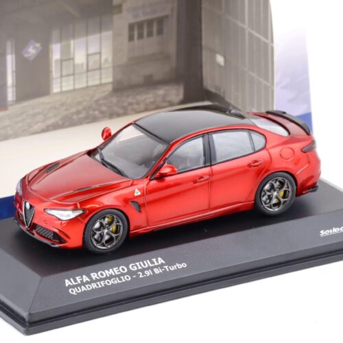 1:43 Solido Alfa Romeo Giulia Quadrifoglio - 2.9l Bi-Turbo Monza red