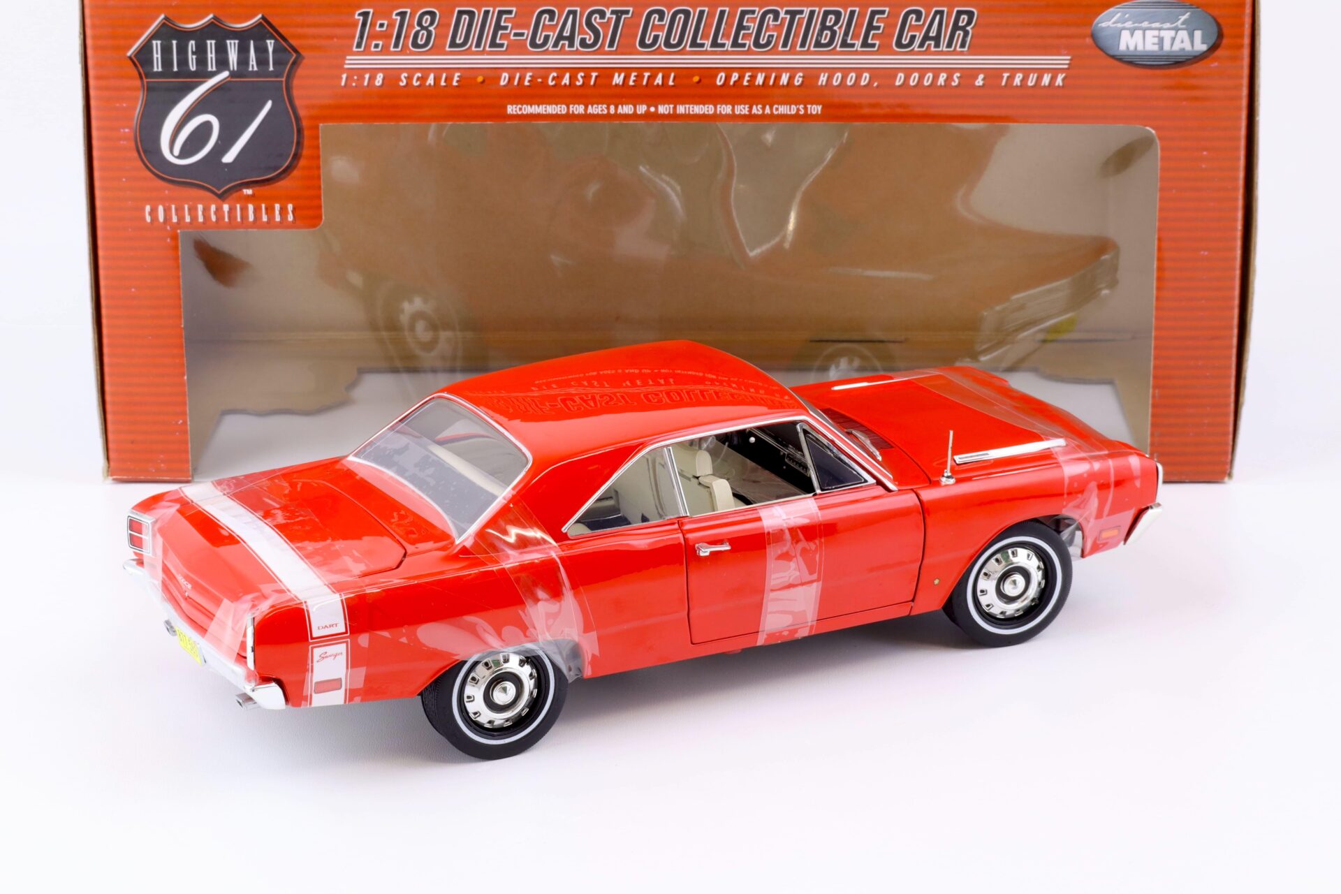 1:18 Highway61 Dodge Dart Swinger 1969 red 50201