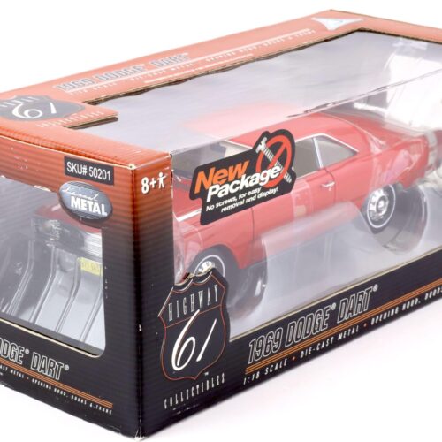 1:18 Highway61 Dodge Dart Swinger 1969 red 50201