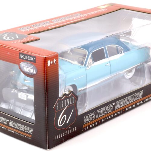 1:18 Highway61 Kaiser Manhattan 1953 light blue/ blue 50347