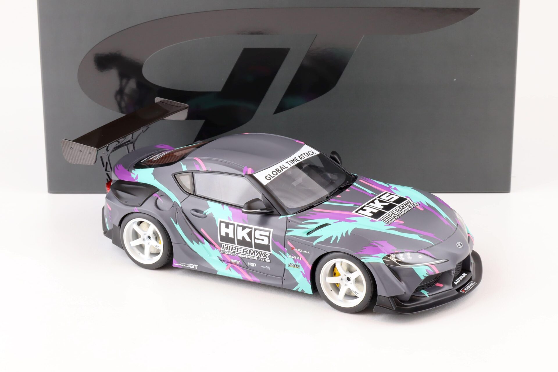 1:18 GT Spirit GT407 Toyota Supra GR Coupe HKS grey 2019