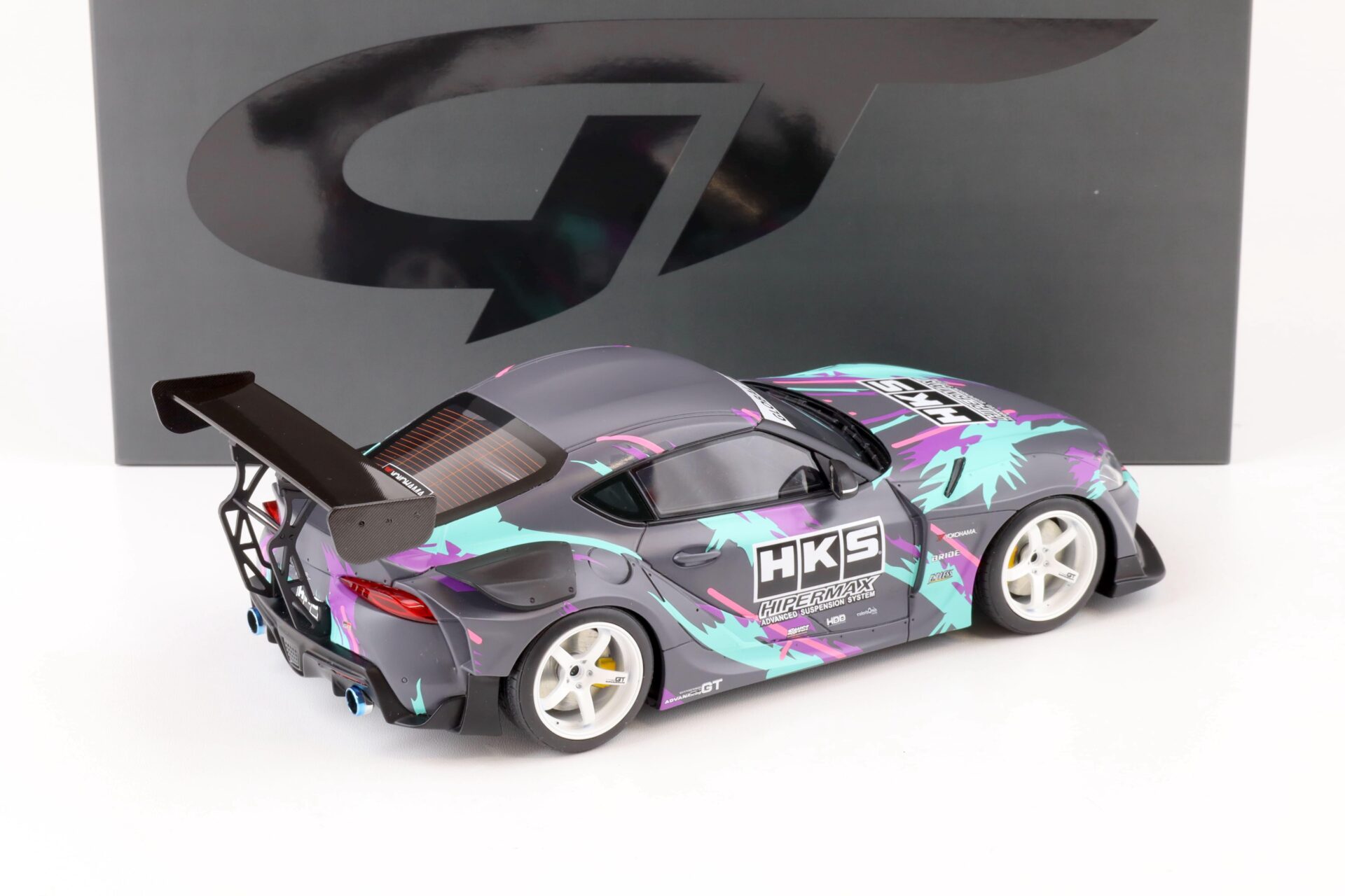 1:18 GT Spirit GT407 Toyota Supra GR Coupe HKS grey 2019