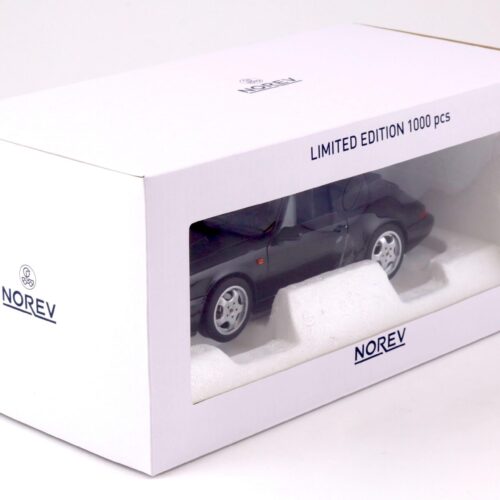 1:18 Norev Porsche 911 (964) Carrera 4 Cabriolet 1990 black metallic - Limited 1000 pcs.