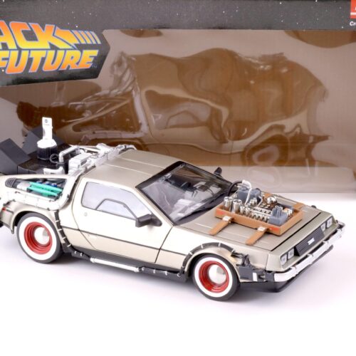 1:18 Sun Star 1987 Delorean DMC-12 Time Machine Back to the Future 3 - Image 2