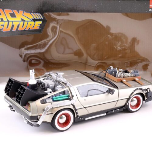 1:18 Sun Star 1987 Delorean DMC-12 Time Machine Back to the Future 3 - Image 3