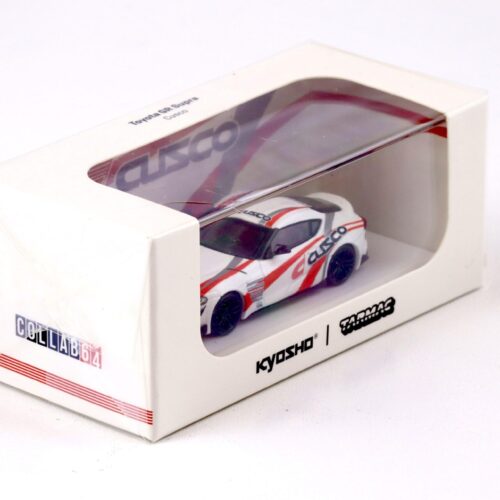 1:64 Tarmac Works x Kyosho Toyota GR Supra Cusco white / red