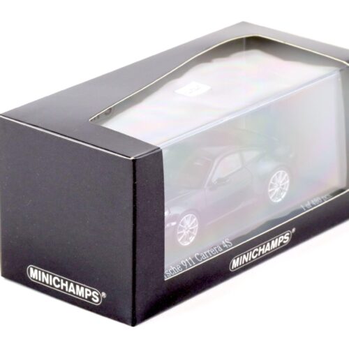 1:43 Minichamps Porsche 911 (992) Carrera 4S Coupe deep black metallic 2019