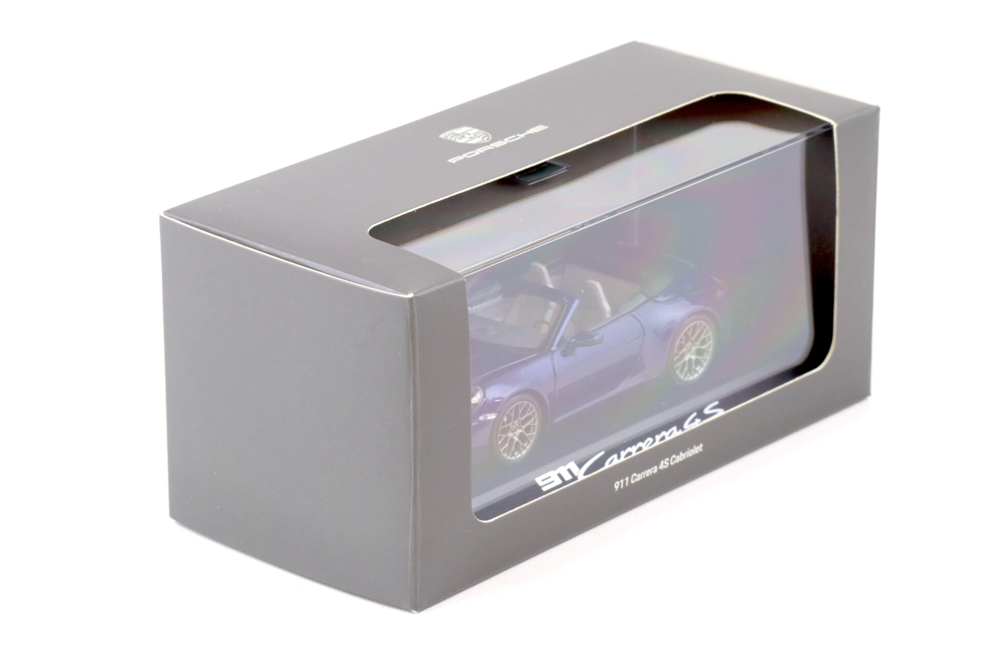 1:43 Minichamps Porsche 911 (992) Carrera 4S Cabriolet Enzian blue DEALER WAP