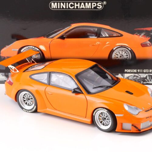 1:18 Minichamps Porsche 911 (996) GT3 RSR ALMS 2004 Plain Body orange