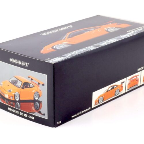 1:18 Minichamps Porsche 911 (996) GT3 RSR ALMS 2004 Plain Body orange