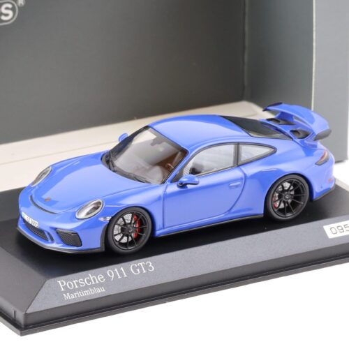 1:43 Minichamps Porsche 911 (991) GT3 Coupe Maritim blue - CA04318010
