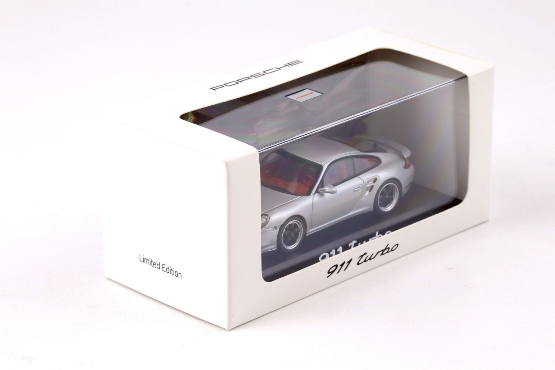 1:43 Minichamps Porsche 911 (997 II) Turbo Coupe GT silver History Collection