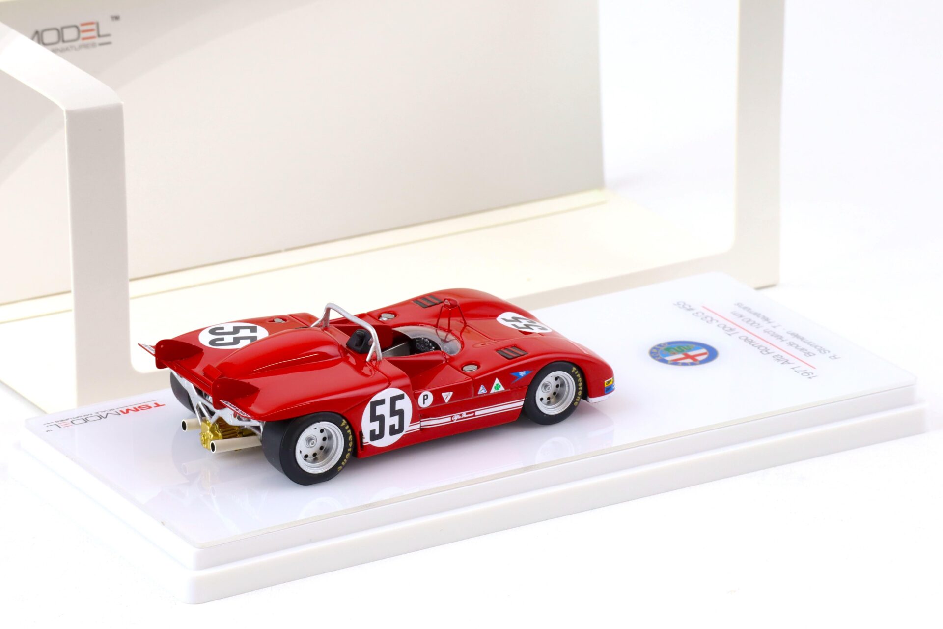 1:43 TSM 1971 Alfa Romeo Tio 33/3 Brands Hatch 1000km #55 Stommelen/Hezemans