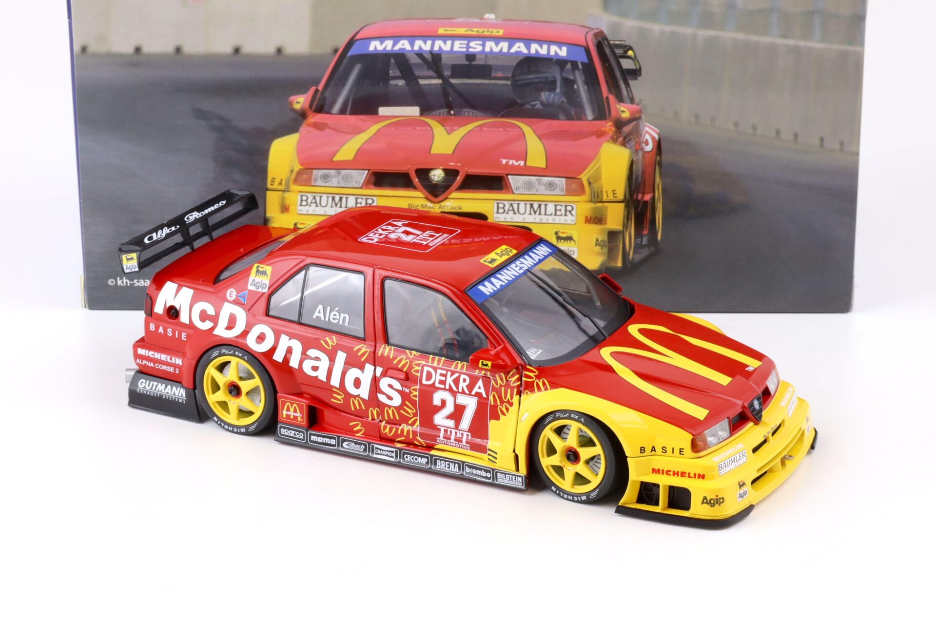 1:18 WERK83 Alfa Romeo 155 V6 TI #27 McDonald´s DTM/ ITC Helsinki 1995