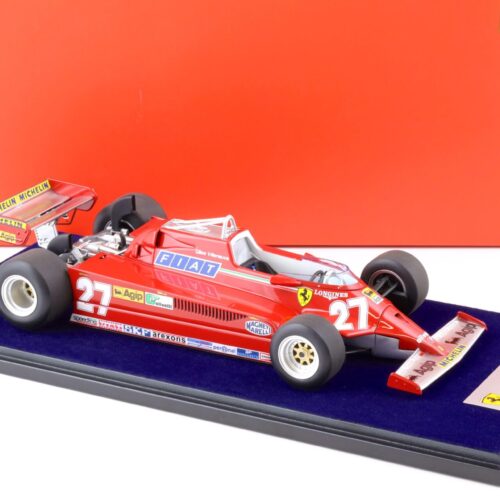 1:18 LookSmart Ferrari 126 CK 1981 Spain GP Villeneuve #27 LS18RC02