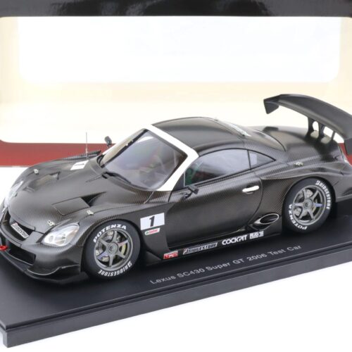 1:18 AUTOart Lexus SC430 Super GT 2006 Test Car #1 Carbon