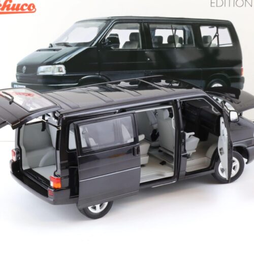 1:18 Schuco VW T4b Caravelle Bus black metallic 450041600
