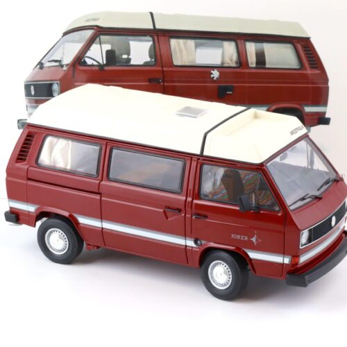 1:18 Schuco VW T3 Camper Bus Westfalia Joker mit Faltdach red 450038900
