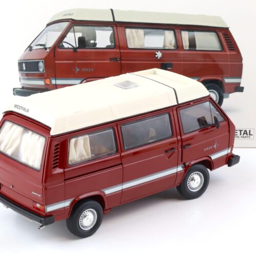1:18 Schuco VW T3 Camper Bus Westfalia Joker mit Faltdach red 450038900