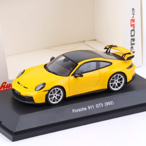 1:43 Schuco PRO.R43 Porsche 911 (992) GT3 Coupe yellow 2021