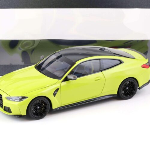 1:18 Minichamps BMW M4 (G82) Coupe 2020 Sao Paulo yellow DEALER VERSION