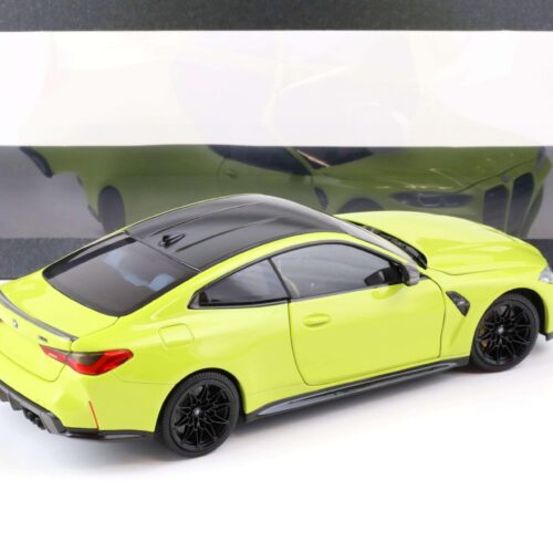 1:18 Minichamps BMW M4 (G82) Coupe 2020 Sao Paulo yellow DEALER VERSION