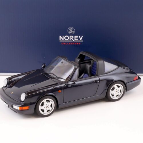 1:18 Norev Porsche 911 (964) Carrera 4 Targa 1991 blue metallic