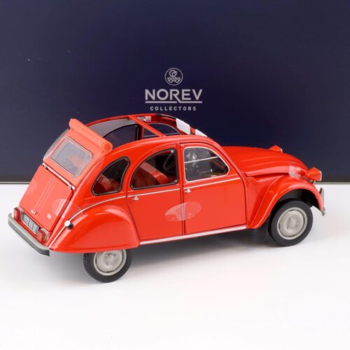 1:18 Norev Citroen 2CV Geranium red 1974 - Limited Edition 300 pcs.
