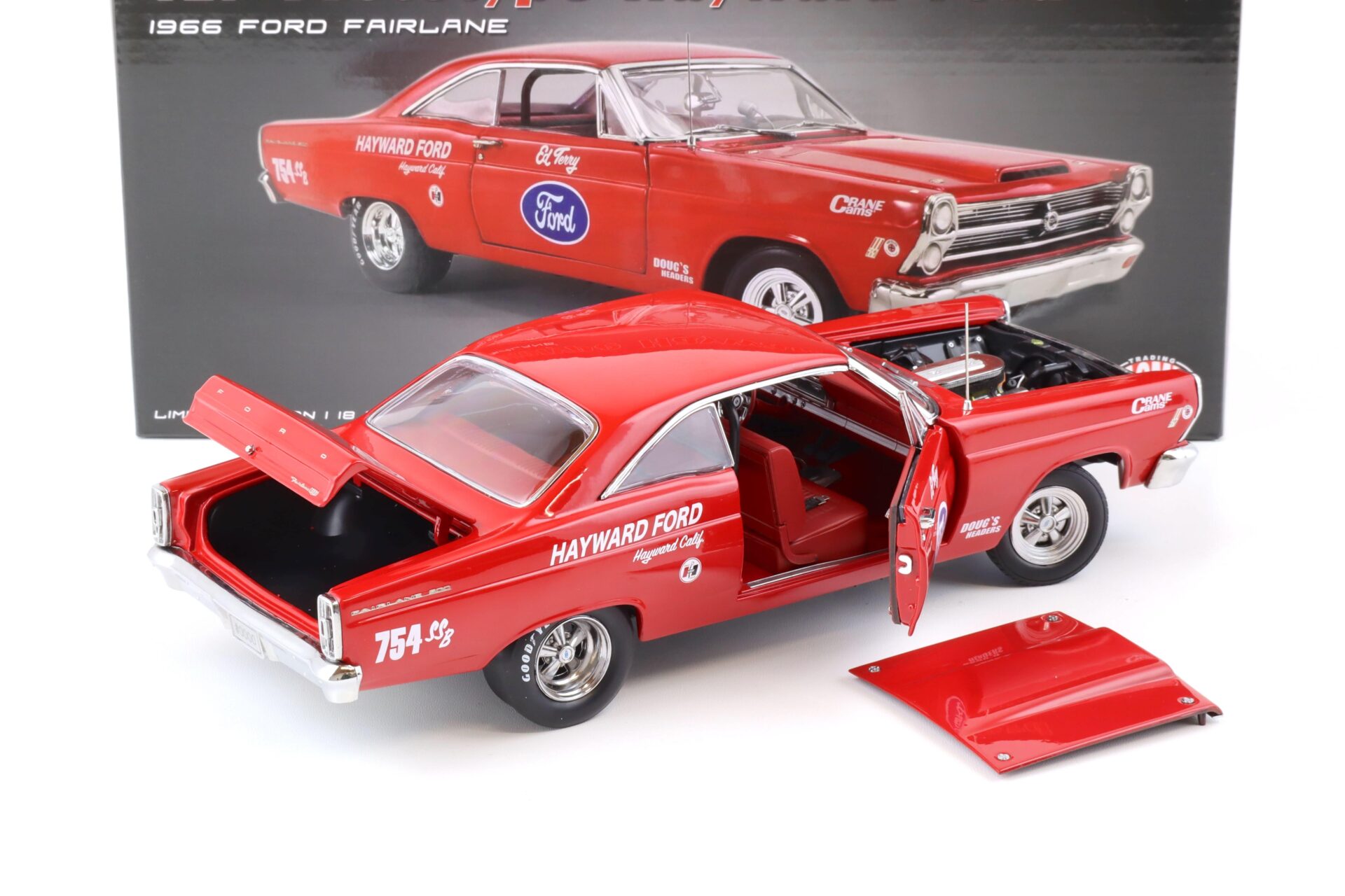 1:18 GMP 1966 Ford Fairlane 427 Prototype Hayward Ford Ed Terry
