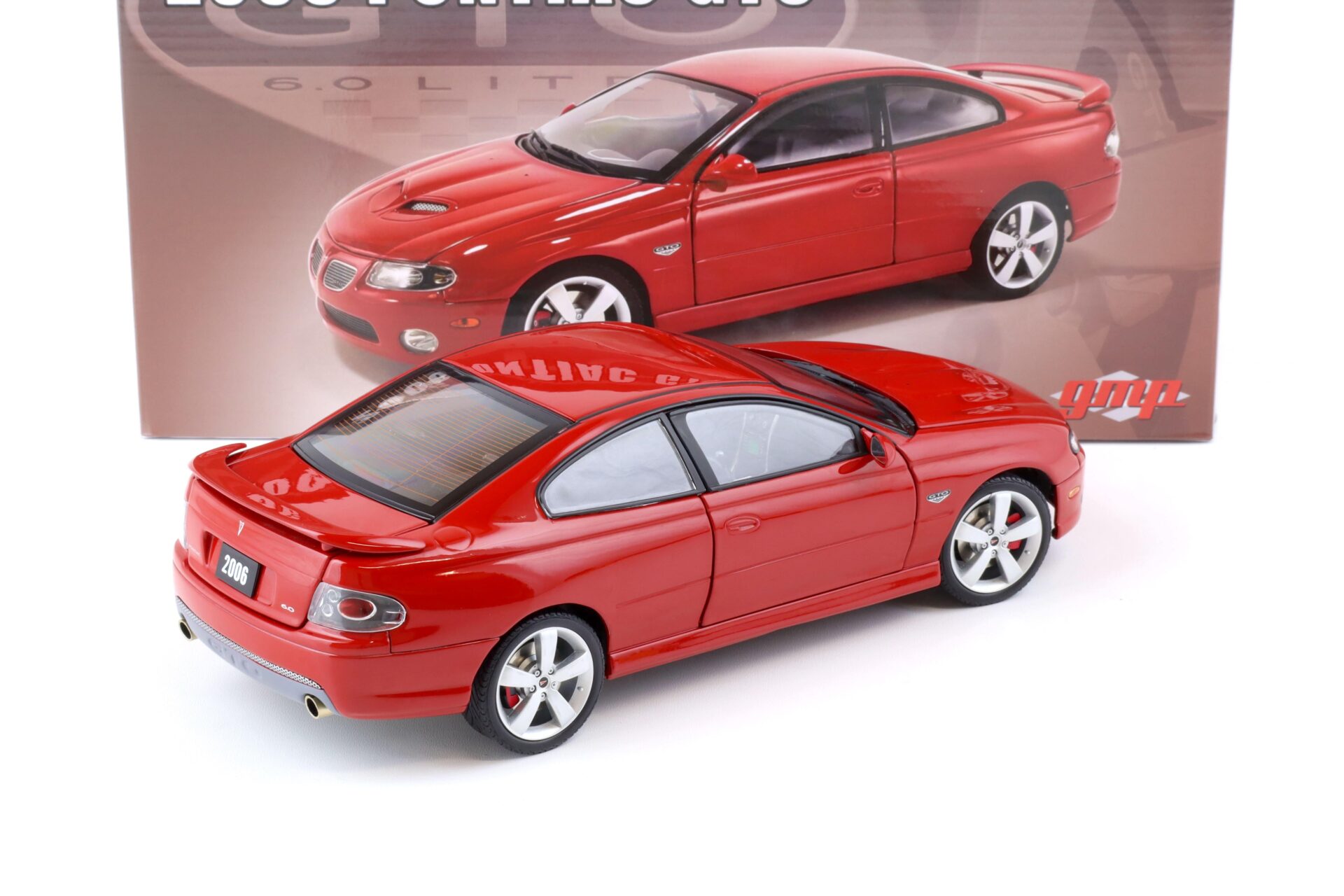 1:18 GMP 2006 Pontiac GTO Coupe spice red with black interior 18980