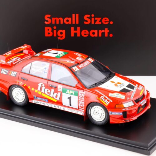 1:18 Tarmac Works Mitsubishi Lancer Evolution V - #1 Australia Rally Winner 1998