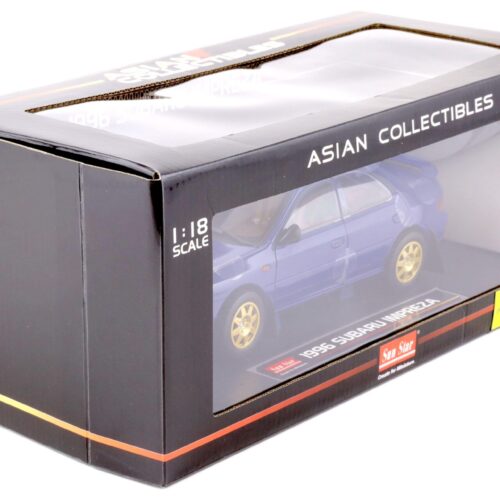 1:18 Sun Star 1996 Subaru Impreza STI WRX Street Car blue