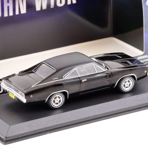 1:43 Greenlight 1968 Dodge Charger R/T Coupe black JOHN WICK