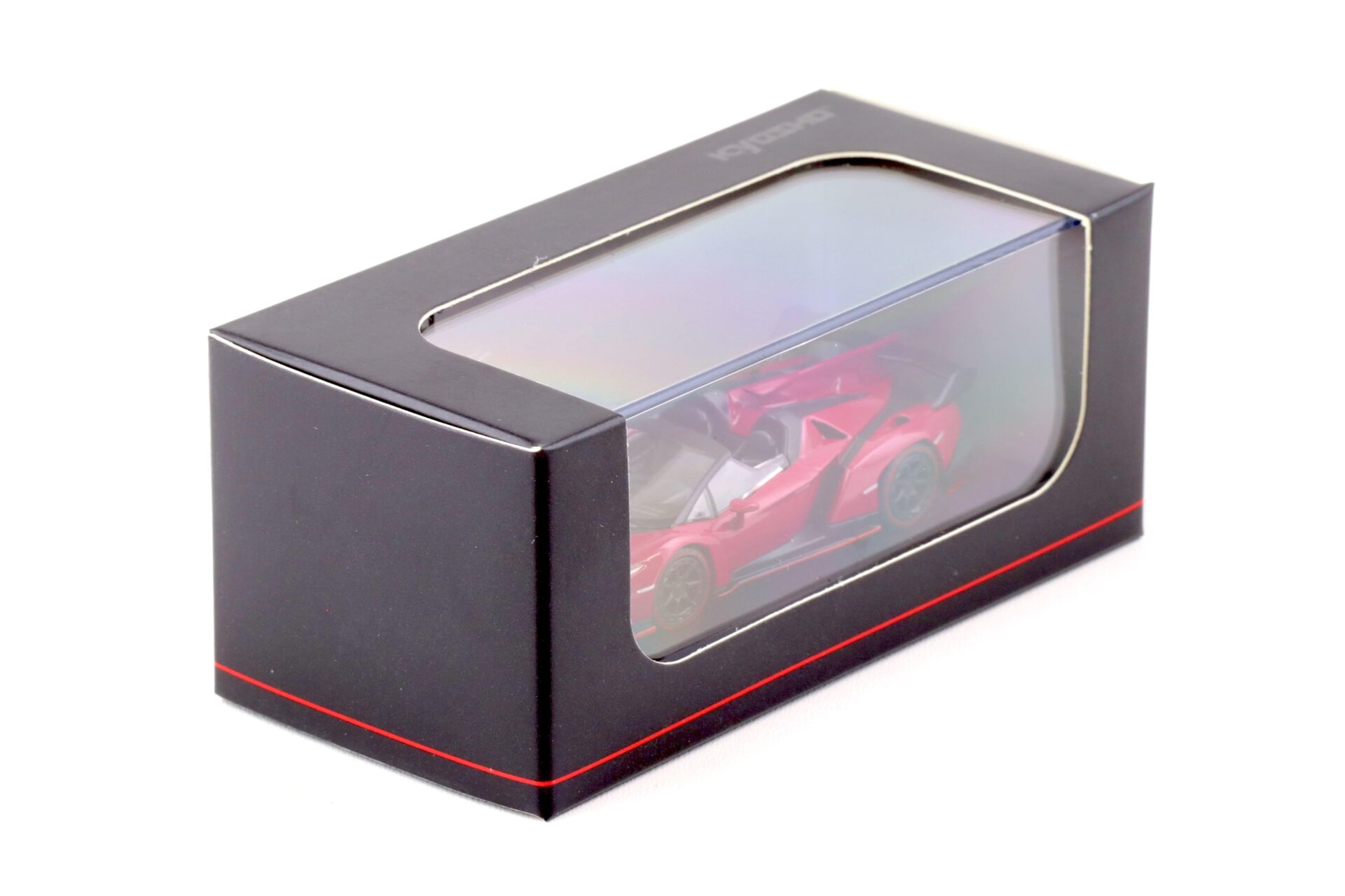 1:64 Kyosho Lamborghini Veneno Roadster Magenta/ red Line