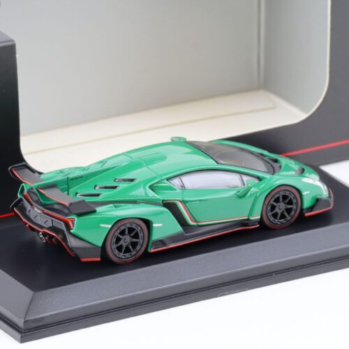 1:64 Kyosho Lamborghini Veneno Coupe green/ red Line