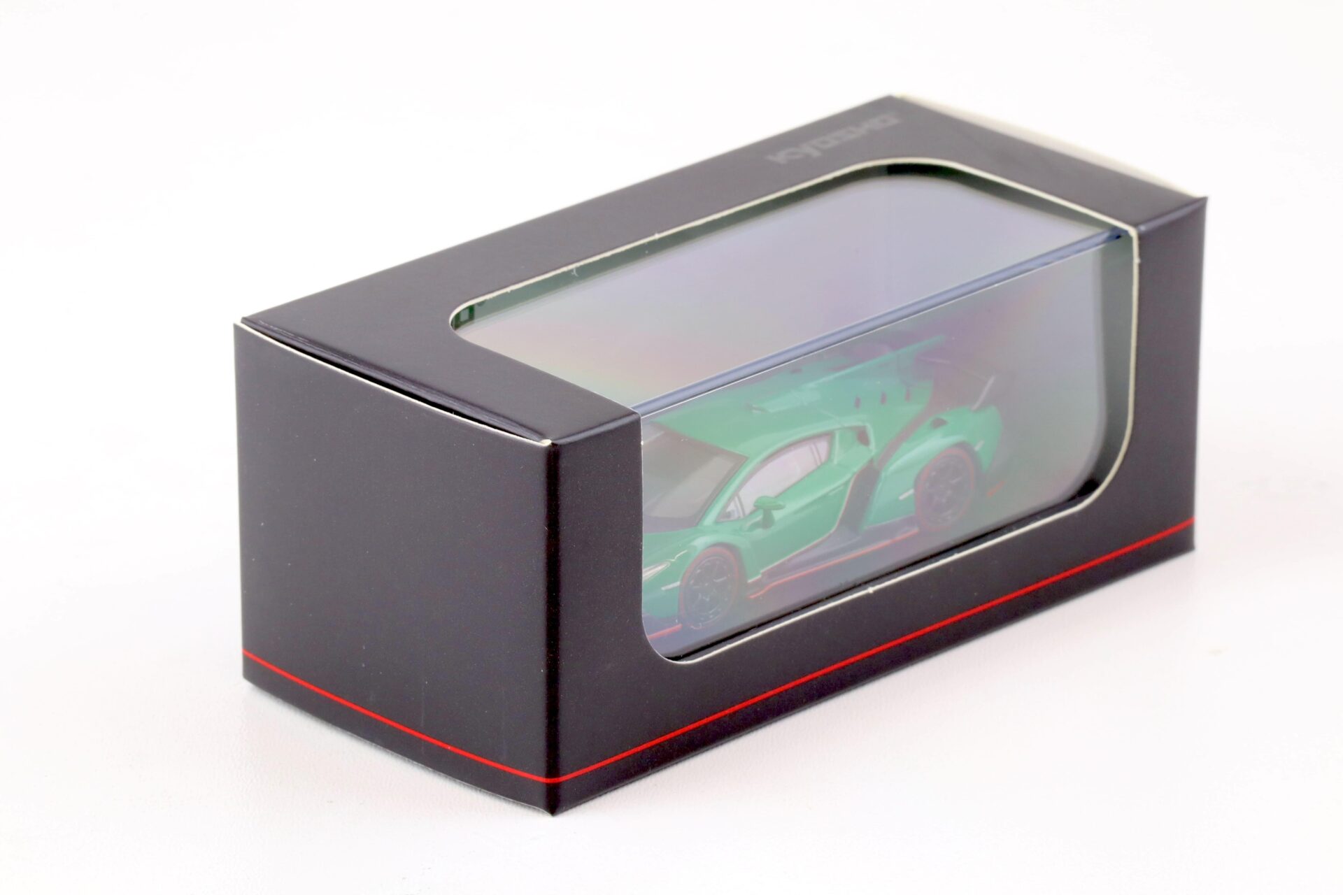 1:64 Kyosho Lamborghini Veneno Coupe green/ red Line