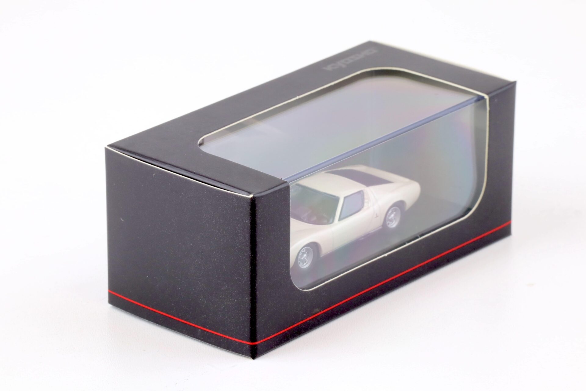 1:64 Kyosho Lamborghini Miura P400 Coupe white/ silver