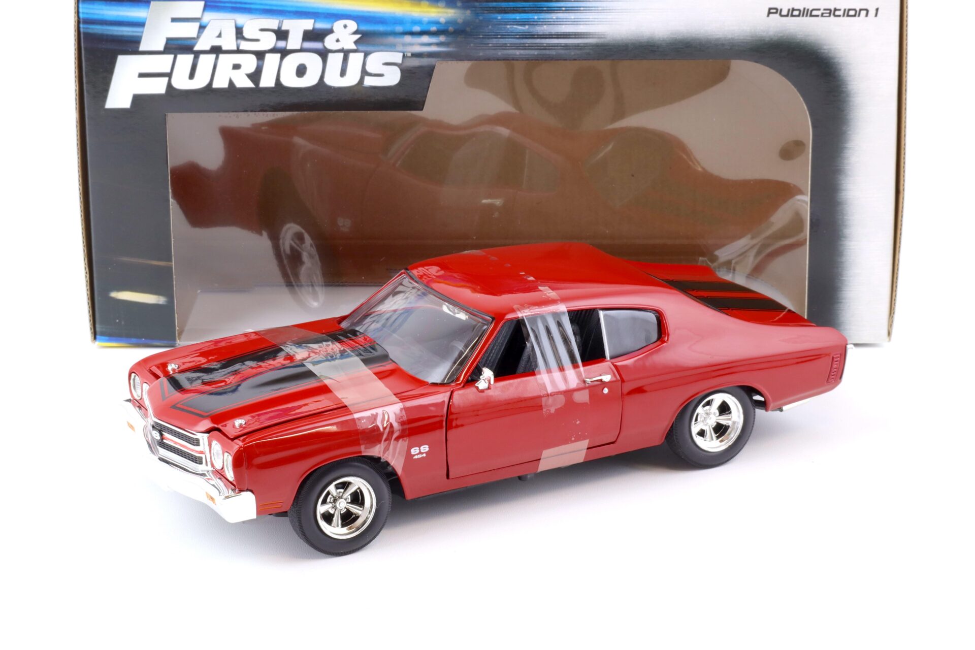 1:18 Johnny Lightning 1970 Chevrolet Chevelle SS Coupe red FAST & FURIOUS